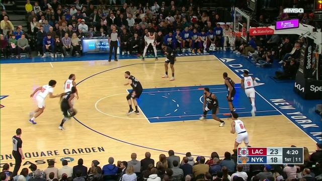 【2023年02月05日】NBA常規(guī)賽:快船vs尼克斯第1節(jié)英文原聲回放