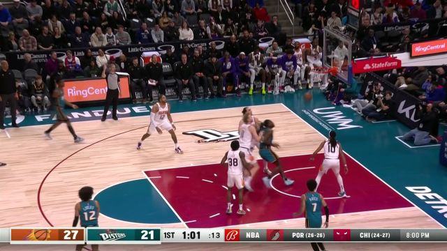 【2023年02月05日】NBA常規(guī)賽：太陽vs活塞第1節(jié) 中文解說回放