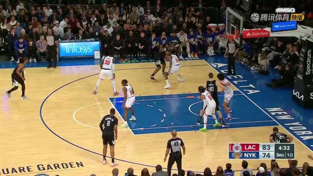 【2023年02月05日】NBA常規(guī)賽:快船vs尼克斯第3節(jié)中文解說回放
