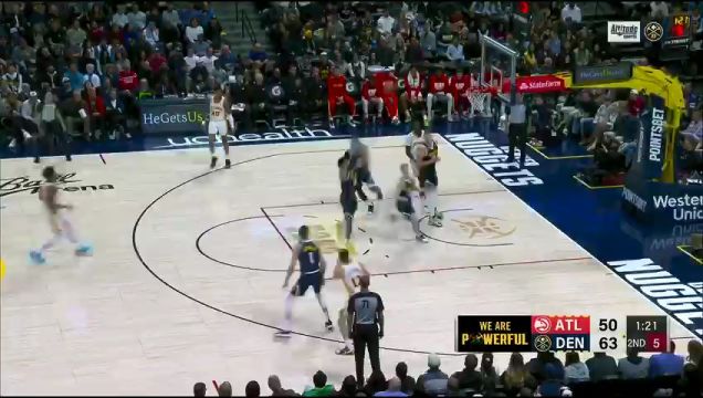 【2023年02月05日】NBA常規(guī)賽：老鷹vs掘金第2節(jié)英文原聲回放