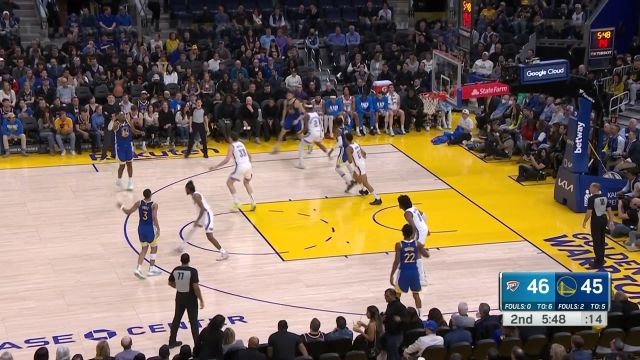 【2023年02月07日】NBA常規(guī)賽:雷霆vs勇士第2節(jié)英文原聲回放