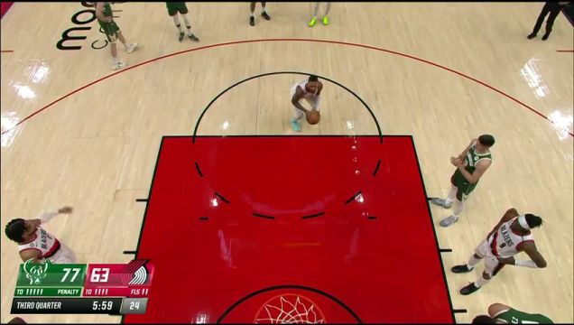 【2023年02月07日】NBA常规赛:雄鹿vs开拓者第3节英文原声回放