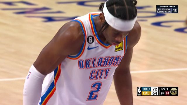 【2023年02月08日】NBA常規(guī)賽：雷霆vs湖人第2節(jié)中文解說回放