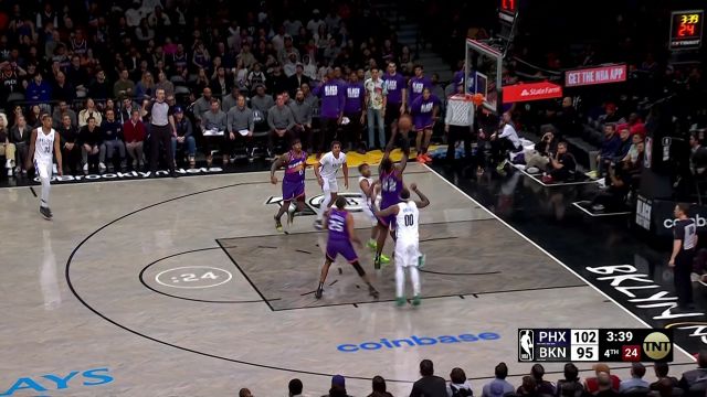【2023年02月08日 太阳vs篮网集锦】内线大杀器 艾顿抢下篮板打进霸气2+1