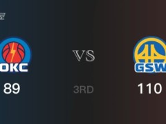 NBA常规赛:三节数据,勇士以141-114领先雷霆,汤普森39分2篮板