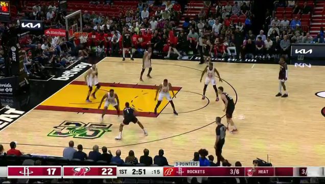 【2023年02月11日】NBA常规赛:火箭vs热火第1节中文解说回放