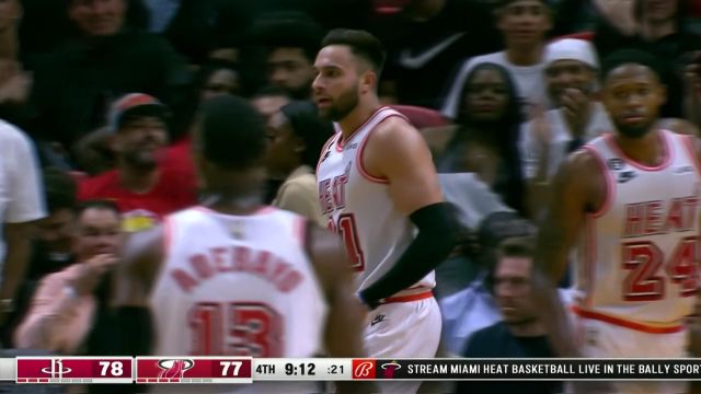 【2023年02月11日 火箭vs热火集锦】犯规也得给你拦下来!斯特鲁斯千里奔袭飞身将扣篮拒绝