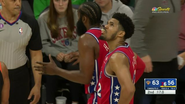 【2023年02月11日】NBA常規(guī)賽:尼克斯vs76人第2節(jié)中文解說回放