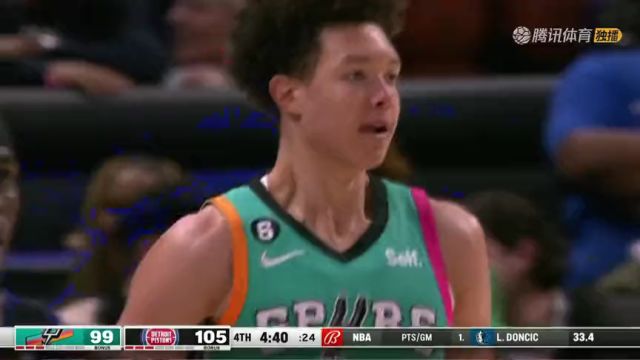【2023年02月11日】NBA常規(guī)賽：馬刺vs活塞第4節(jié) 中文解說回放