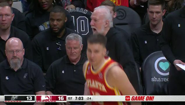 【2023年02月12日】NBA常規(guī)賽：馬刺vs老鷹第1節(jié)中文解說回放