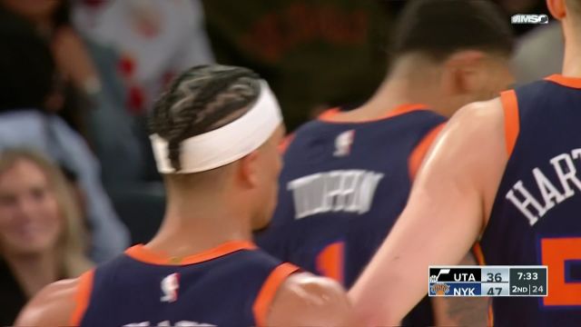 【2023年02月12日 爵士vs尼克斯集錦】無縫銜接完美適配尼克斯！哈特守轉(zhuǎn)攻性感發(fā)牌托平上籃打進(jìn)
