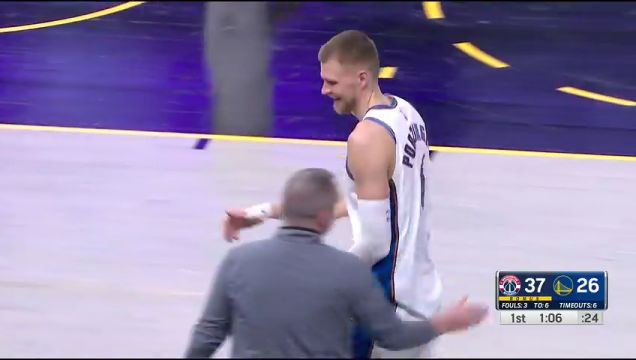 【2023年02月14日】NBA常規(guī)賽：奇才vs勇士第1節(jié)英文原聲回放