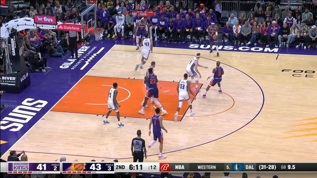 【2023年02月15日 国王vs太阳集锦】艾顿篮下吃饼 心领神会双手暴扣