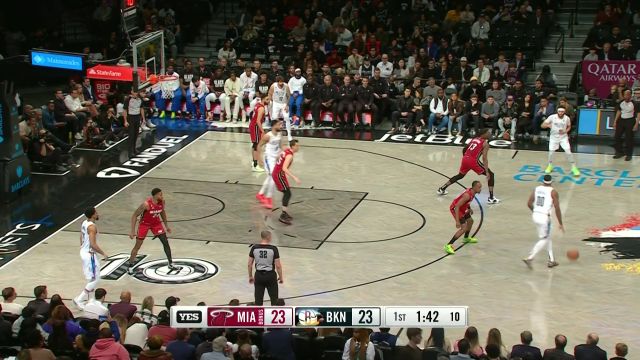 【2023年02月16日】NBA常規(guī)賽：熱火vs籃網(wǎng)第1節(jié)中文解說回放