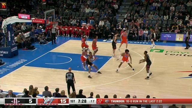【2023年02月16日】NBA常规赛：火箭vs雷霆第1节中文解说回放