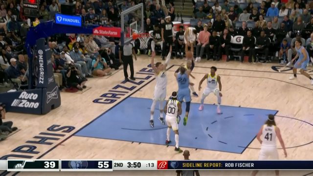 【2023年02月16日 爵士vs灰熊集錦】自己動(dòng)手豐衣足食 布魯克斯自投自搶勾手命中