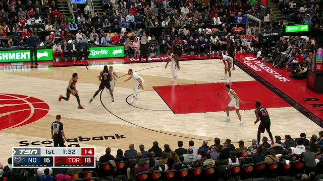 【2023年02月24日 鵜鶘vs猛龍集錦】大陣容的三分來(lái)之不易！道丁與阿奴諾比三分接連命中