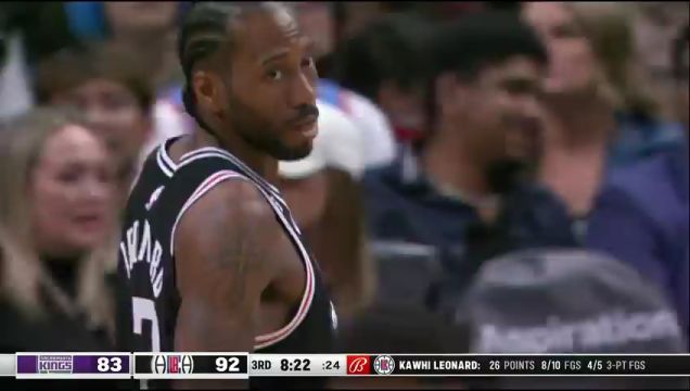 【2023年02月25日】NBA常規(guī)賽:國王vs快船第3節(jié)中文解說回放