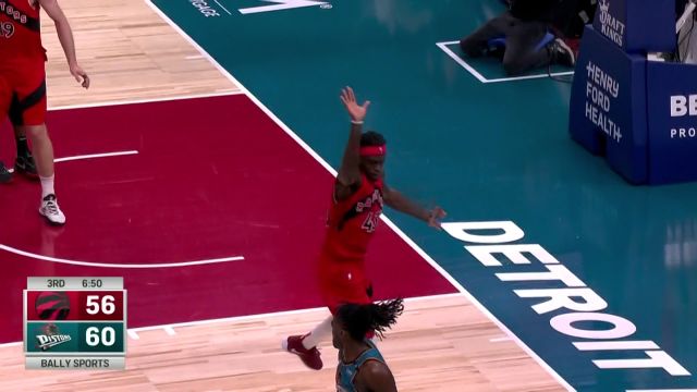 【2023年02月26日】NBA常規(guī)賽：猛龍vs活塞第3節(jié)中文解說回放