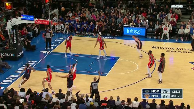 【2023年02月26日 鹈鹕vs尼克斯集锦】抬手就投 哈特三分线外一箭穿心