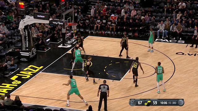 【2023年02月26日 馬刺vs爵士集錦】直接頂飛奧利尼克！索漢籃下出手霸氣打進