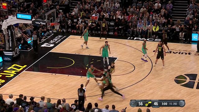【2023年02月26日 馬刺vs爵士集錦】科林斯血腥封蓋 約翰遜雙臂灌筐