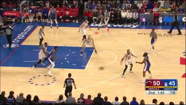【2023年02月28日】NBA常規(guī)賽：熱火vs76人第2節(jié)中文解說回放