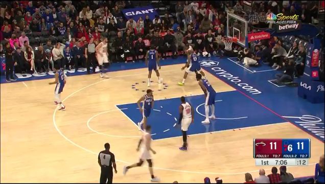 【2023年02月28日】NBA常規(guī)賽：熱火vs76人第1節(jié)中文解說回放