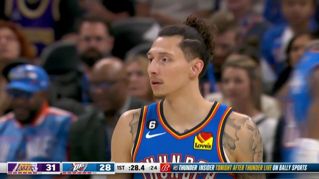 【2023年03月02日】NBA常規(guī)賽：湖人vs雷霆第1節(jié)中文解說回放