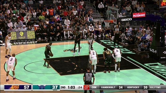 【2023年03月02日】NBA常規(guī)賽：太陽vs黃蜂第2節(jié)中文解說回放
