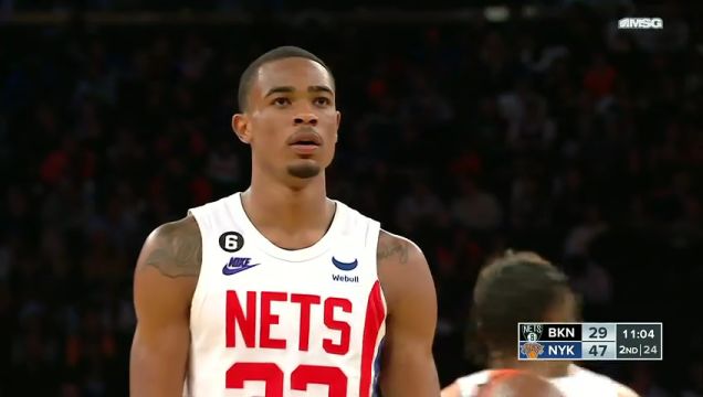 【2023年03月02日】NBA常規(guī)賽：籃網(wǎng)vs尼克斯第2節(jié)英文原聲回放