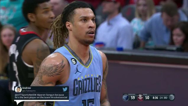 【2023年03月02日】NBA常規(guī)賽：灰熊vs火箭第3節(jié)中文解說(shuō)回放