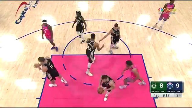 【2023年03月06日】NBA常規(guī)賽：雄鹿vs奇才第1節(jié)中文解說回放