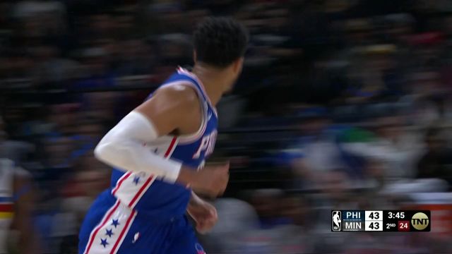 【2023年03月08日 76人vs森林狼集錦】恩比德小手一拋輕松寫意 哈里斯空切暴扣勢不可擋