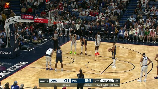 【2023年03月09日】NBA常規(guī)賽：獨(dú)行俠vs鵜鶘第2節(jié)英文原聲回放