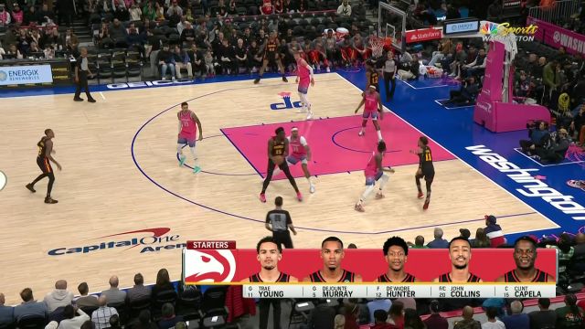 【2023年03月09日 老鹰vs奇才集锦】老鹰122-120奇才 波神43分特雷杨28+10率队7人得分上双险胜