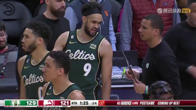 【2023年03月12日】 NBA常规赛:凯尔特人vs老鹰第4节英文原声回放