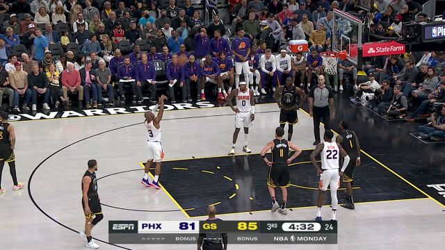 【2023年03月14日】NBA常規(guī)賽：太陽vs勇士第3節(jié)中文解說回放