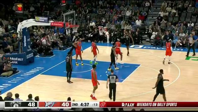 【2023年03月15日】NBA常規(guī)賽:籃網(wǎng)vs雷霆第2節(jié)中文解說回放