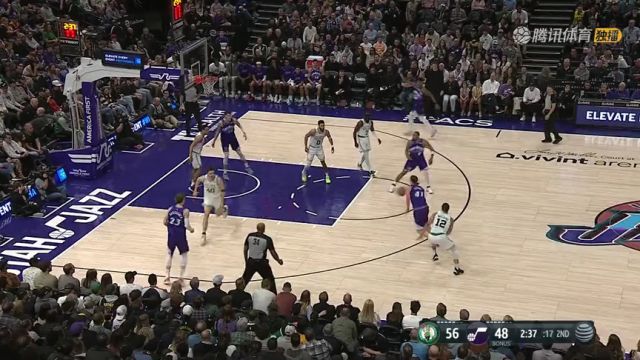 【2023年03月19日】NBA常規(guī)賽：凱爾特人vs爵士第2節(jié)英文原聲回放