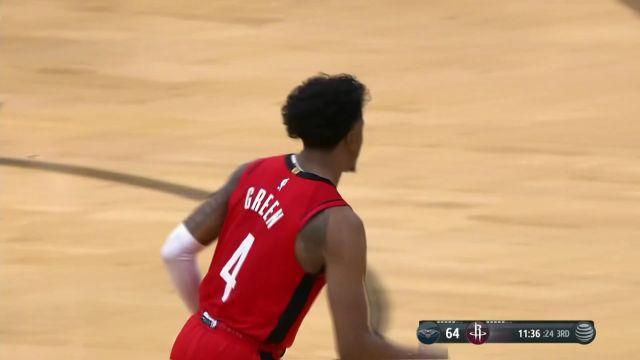 【2023年03月20日 鵜鶘vs火箭集錦】狀態(tài)來了擋也擋不住 杰倫格林面對雙人包夾輕巧取分