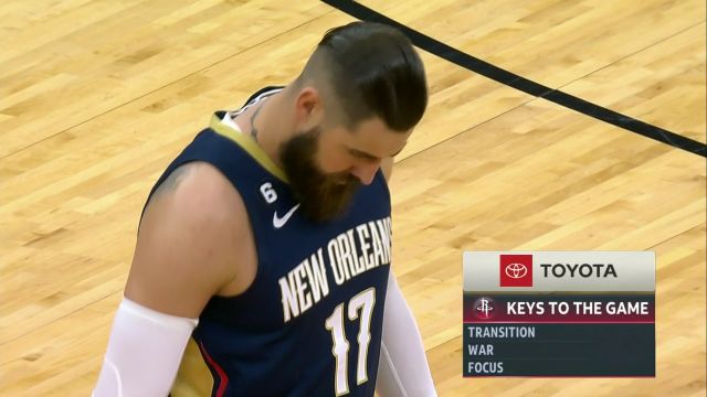 【2023年03月20日】 NBA常規(guī)賽:鵜鶘vs火箭第1節(jié)英文解說回放