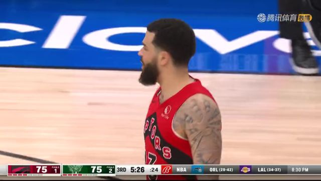 【2023年03月20日】NBA常规赛：猛龙vs雄鹿第3节英文解说回放