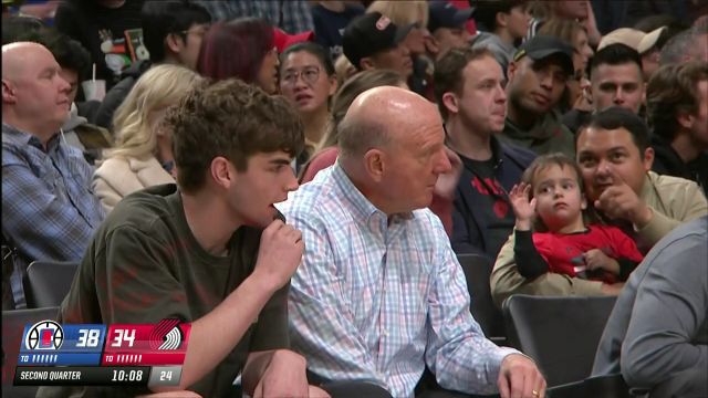 【2023年03月20日】NBA常規(guī)賽：快船vs開拓者第2節(jié)英文原聲回放