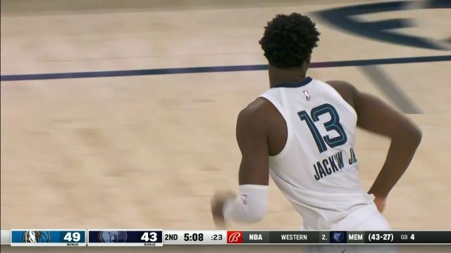 【2023年03月21日】NBA常規(guī)賽：獨行俠vs灰熊第2節(jié)英文原聲回放
