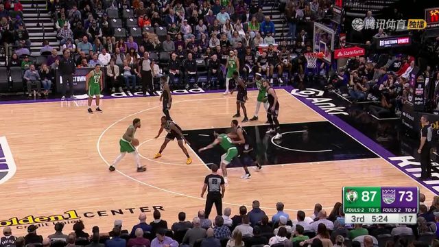 【2023年03月22日】NBA常規(guī)賽：凱爾特人vs國(guó)王第3節(jié)英文原聲回放
