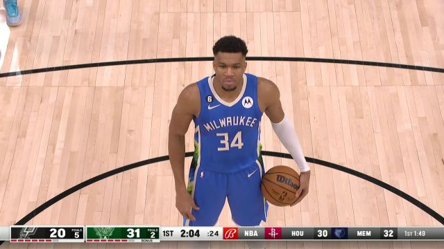【2023年03月23日】NBA常規(guī)賽:馬刺vs雄鹿第1節(jié)英文原聲回放