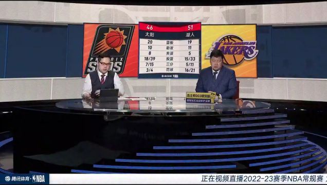 【2023年03月23日】NBA常規(guī)賽：太陽(yáng)vs湖人第2節(jié)中文解說(shuō)回放