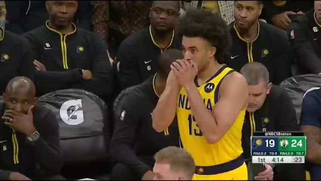 【2023年03月25日】NBA常規(guī)賽：步行者vs凱爾特人第1節(jié)中文解說回放