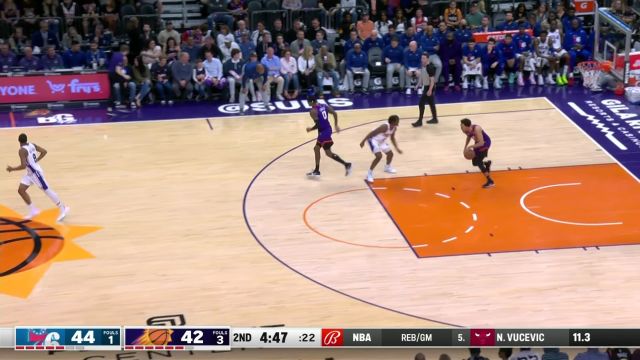 【2023年03月26日】NBA常規(guī)賽:76人vs太陽第2節(jié)英文原聲回放